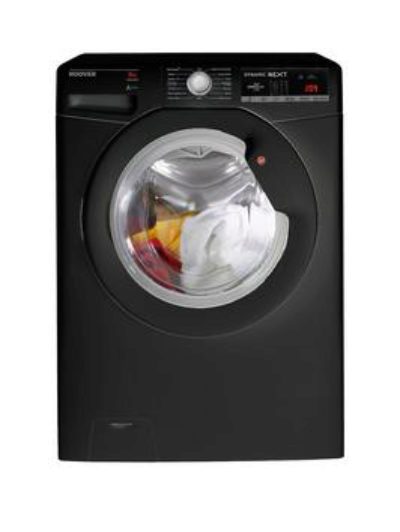 Hoover Dynamic Next Dxoa68Lb3B 8Kg Load, 1600 Spin Washing Machine - Black Hoover Dynamic Next Dxoa68Lb3B 8Kg Load, 1600 Spin Washing Machine - Black